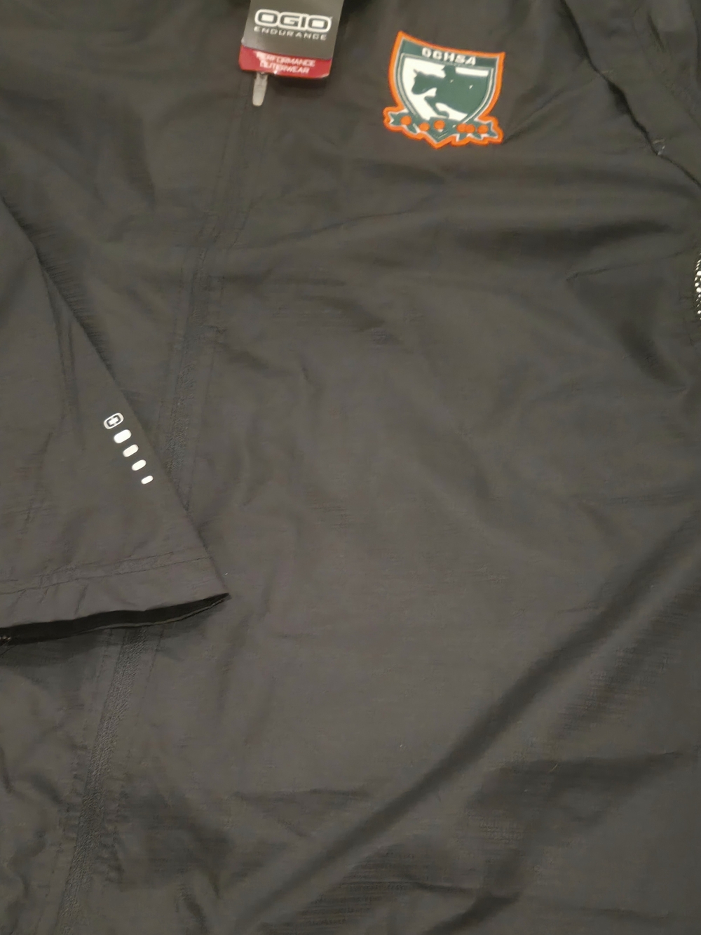 NWT OGIO Endurance Men’s 2XL Black Performance Windbreaker Jacket OCHSA - Picture 4 of 11